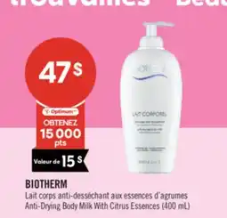 Pharmaprix BIOTHERM Anti-Drying Body Milk With Citrus Essences offer