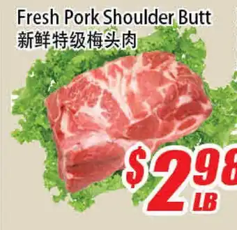 WinCo Food Mart Fresh Pork Shoulder Butt offer