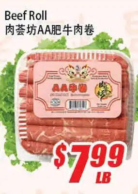 WinCo Food Mart Beef Roll offer