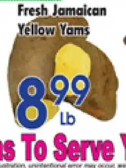 Danforth Food Market Fresh Jamaican Yellow Yams offer