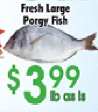 Danforth Food Market Fresh Large Porgy Fish offer