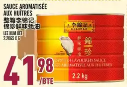 Marché Lian Tai SAUCE AROMATISÉE AUX HUÎTRES offer