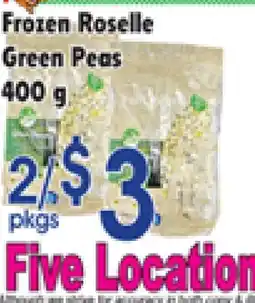 Danforth Food Market Frozen Roselle Green Peas offer