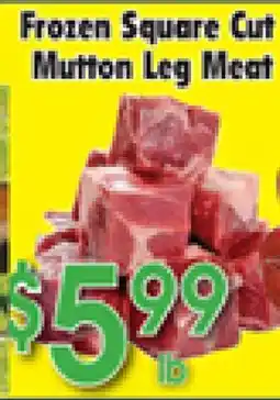 Danforth Food Market Frozen Square Cut Mutton Leg Meat offer