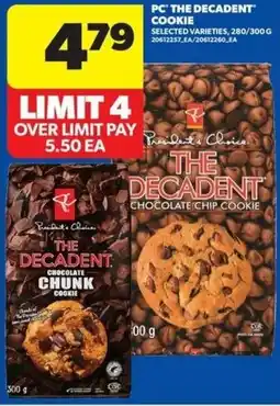 Real Canadian Superstore PC the decadent cookie offer