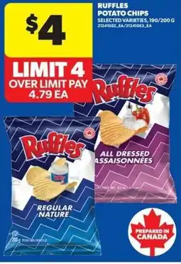 Real Canadian Superstore Ruffles potato chips offer