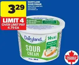 Real Canadian Superstore Dairyland sour cream offer