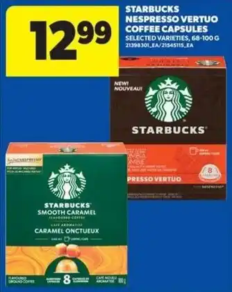 Real Canadian Superstore Starbucks nespresso vertuo coffee capsules offer