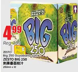 Btrust Supermarket ZESTO Big 250 Guyabano Juice offer