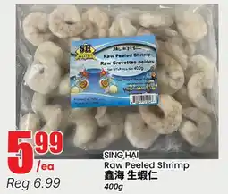 Btrust Supermarket SING.HAI Raw Peeled Shrimp offer