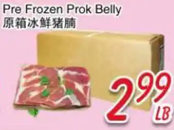Foody Mart Pre Frozen Prok Belly offer