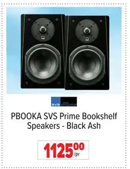 2001 Audio Video PBOOKA SVS Prime Bookshelf Speakers - Black Ash offer