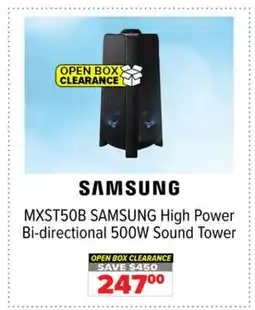 2001 Audio Video MXST50B SAMSUNG High Power Bi-directional 500W Sound Tower offer