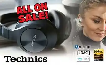 2001 Audio Video EAHAZ40EK Technics True Wireless Headphones offer