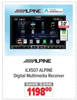 2001 Audio Video ILX507 ALPINE Digital Multimedia Receiver offer