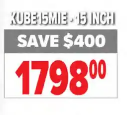 2001 Audio Video KUBE15MIE - 15 INCH KEF Powered Subwoofers offer