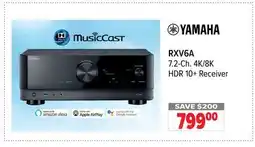 2001 Audio Video RXV6A 7.2-Ch. YAMAHA 4K/8K HDR 10+ Receiver offer