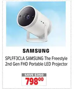 2001 Audio Video SPLFF3CLA SAMSUNG The Freestyle 2nd Gen FHD Portable LED Projector offer