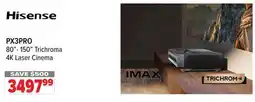 2001 Audio Video Hisense 80-150 Trichroma 4K Laser Cinema offer
