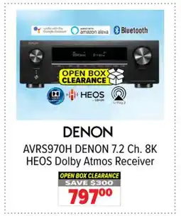 2001 Audio Video AVRS970H DENON 7.2 Ch. 8K HEOS Dolby Atmos Receiver offer