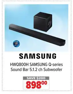 2001 Audio Video HWQ800H SAMSUNG Q-series Sound Bar 5.1.2 ch Subwoofer offer