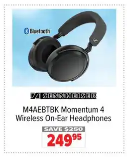 2001 Audio Video Sennheiser Momentum 4 Wireless On-Ear Headphones offer