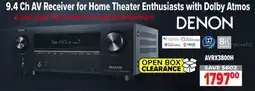 2001 Audio Video Denon 9.4 Ch AV Receiver for Home Theater Enthusiasts with Dolby Atmos offer