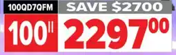 2001 Audio Video 100QD7QFM HISENSE QD7QFM Mini-LED TV 100 offer