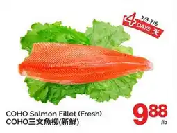 T&T Supermarket COHO SALMON FILLET offer