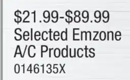 PartSource Selected Emzone A/C Products offer