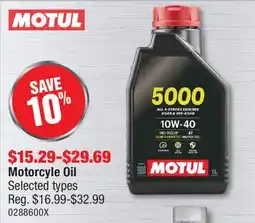 PartSource Motul Motorcyle Oil offer