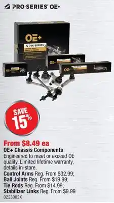 PartSource OE+ Chassis Components Control offer