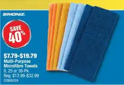 PartSource Multi-Purpose Microfibre Towels offer