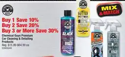 PartSource Chemical Guys Premium Car Cleaning & Detailing Products offer