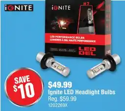 PartSource Ignite LED Headlight Bulbs offer