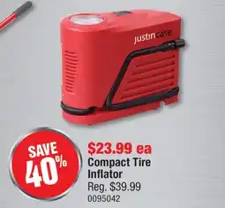 PartSource Compact Tire Inflator offer