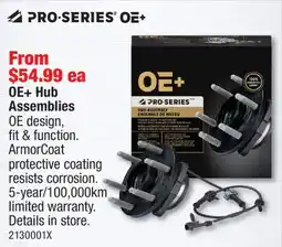 PartSource OE+ Hub Assemblies offer