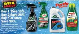 PartSource Turtle Wax Car Care offer