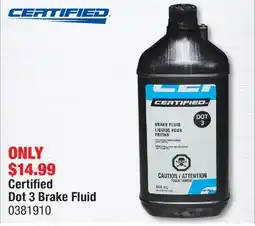 PartSource Certified Dot 3 Brake Fluid offer