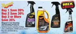 PartSource Meguiar's Car Cleaning and Detailing Products offer