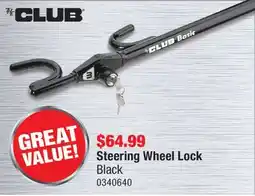 PartSource Steering Wheel Lock offer