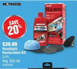 PartSource Headlight Restoration Kit offer