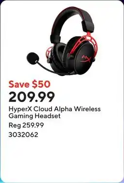 Staples HyperX Cloud Alpha Wireless Gaming Headset offer