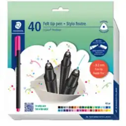 Staples Staedtler Triplus Fineliner Pens, Assorted offer