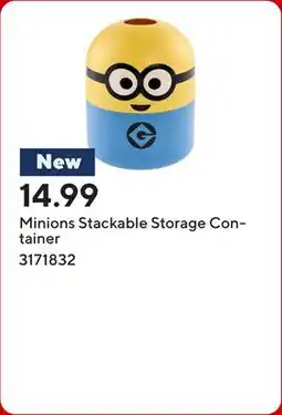 Staples Minions Stackable Storage Container offer