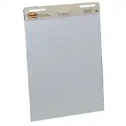 Staples Post-it Self Stick Easel Pad with Built in Carry Handle, 25 x 30-1/2, White, 30 Sheets Per Pad offer