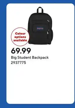 Staples Big Student Backpack offer