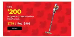 Visions Electronics Dyson V15 Detect Cordless Stick Vacuum offer