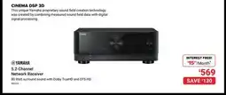 Visions Electronics YAMAHA 5.2 Channel Network Receiver 80 Watt surround sound with Dolby TrueHD and DTS-HD High offer