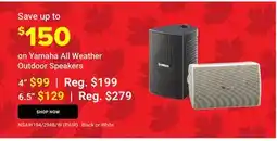 Visions Electronics Yamaha All Weather Outdoor Speakers 4 offer